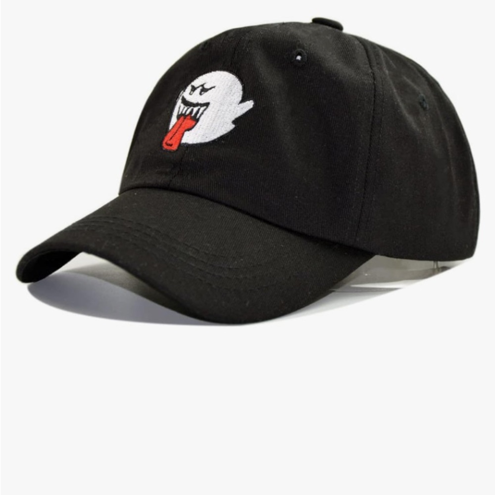 COPY - Nintendo Black Boo Embroidered Cap